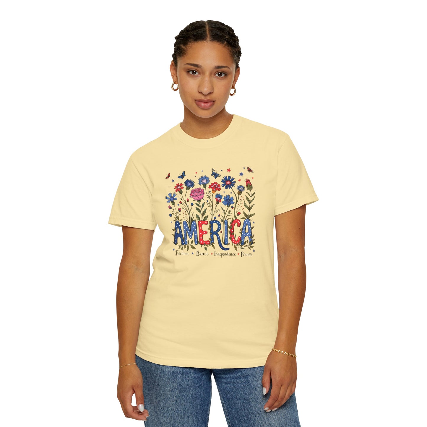 Adult Comfort Colors T-Shirt - America - 4th of July