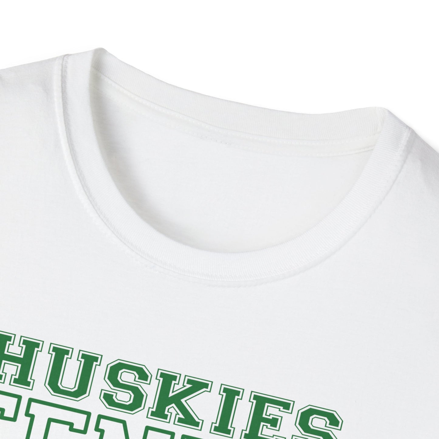 North Huskies Tennis Mascot T-Shirt – Unisex Gildan Softstyle Spirit Wear - Free Shipping
