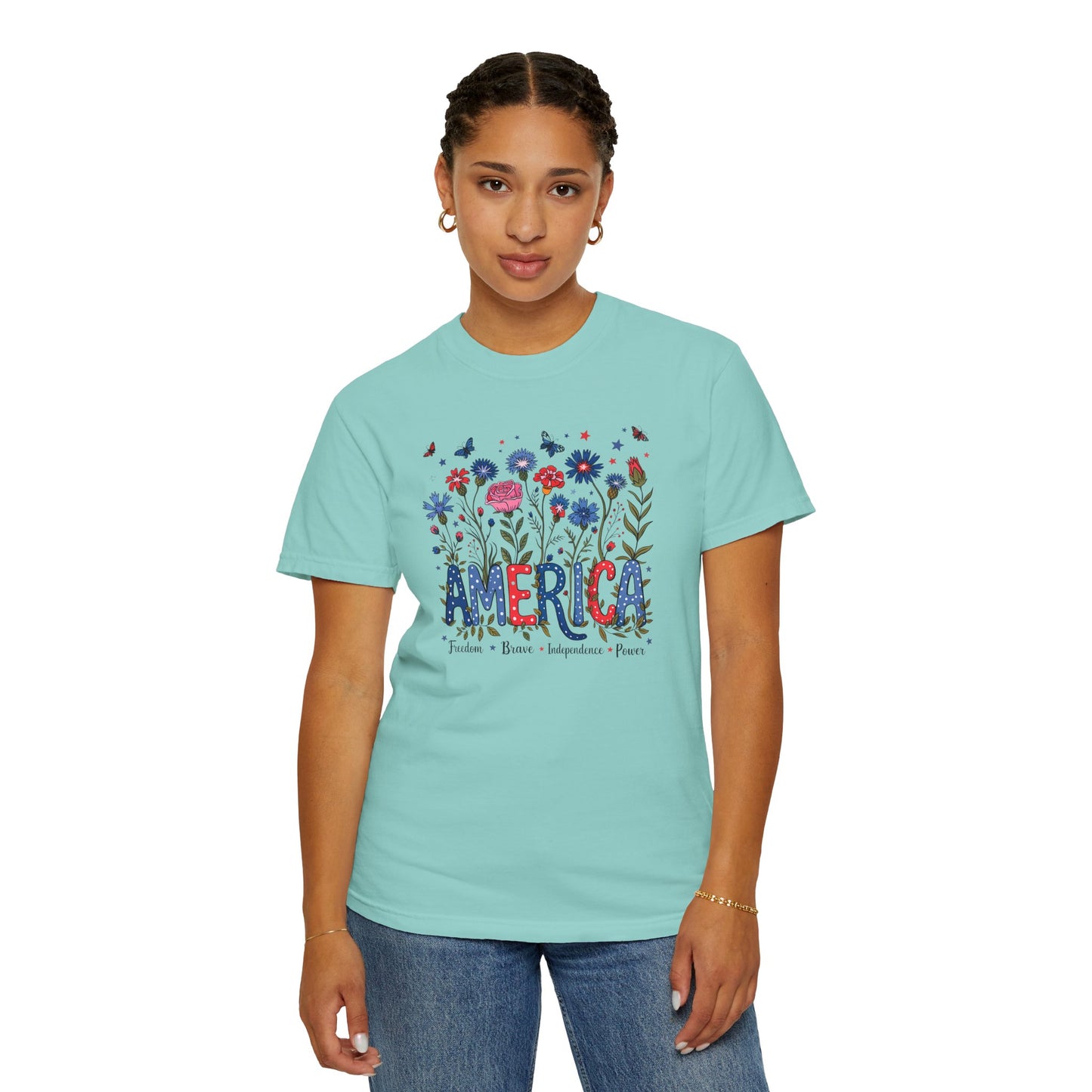 Adult Comfort Colors T-Shirt - America - 4th of July
