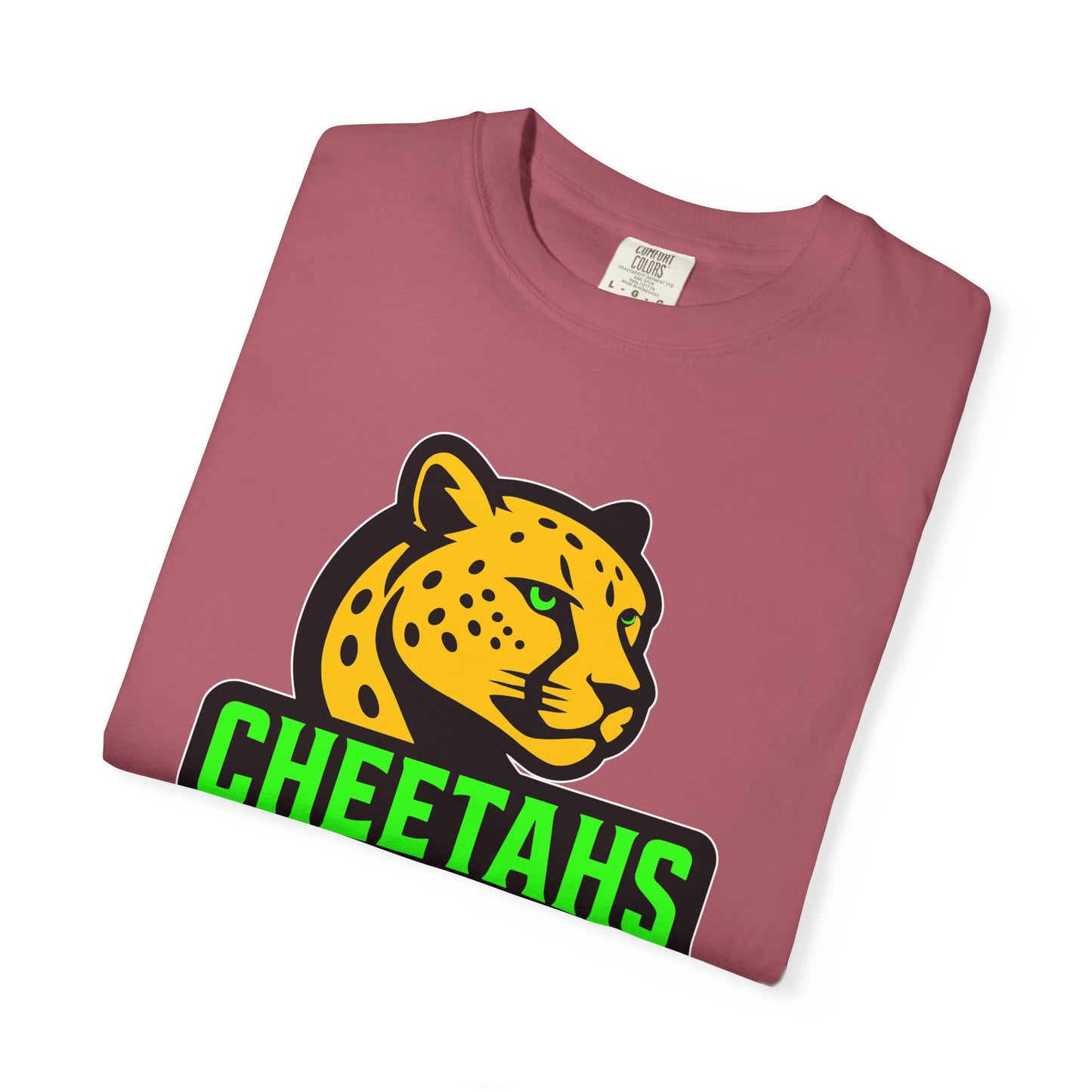Cheetahs Softball Comfort Colors T-Shirt | Unisex Garment-Dyed Spirit Wear, Team Pride, Free Shipping