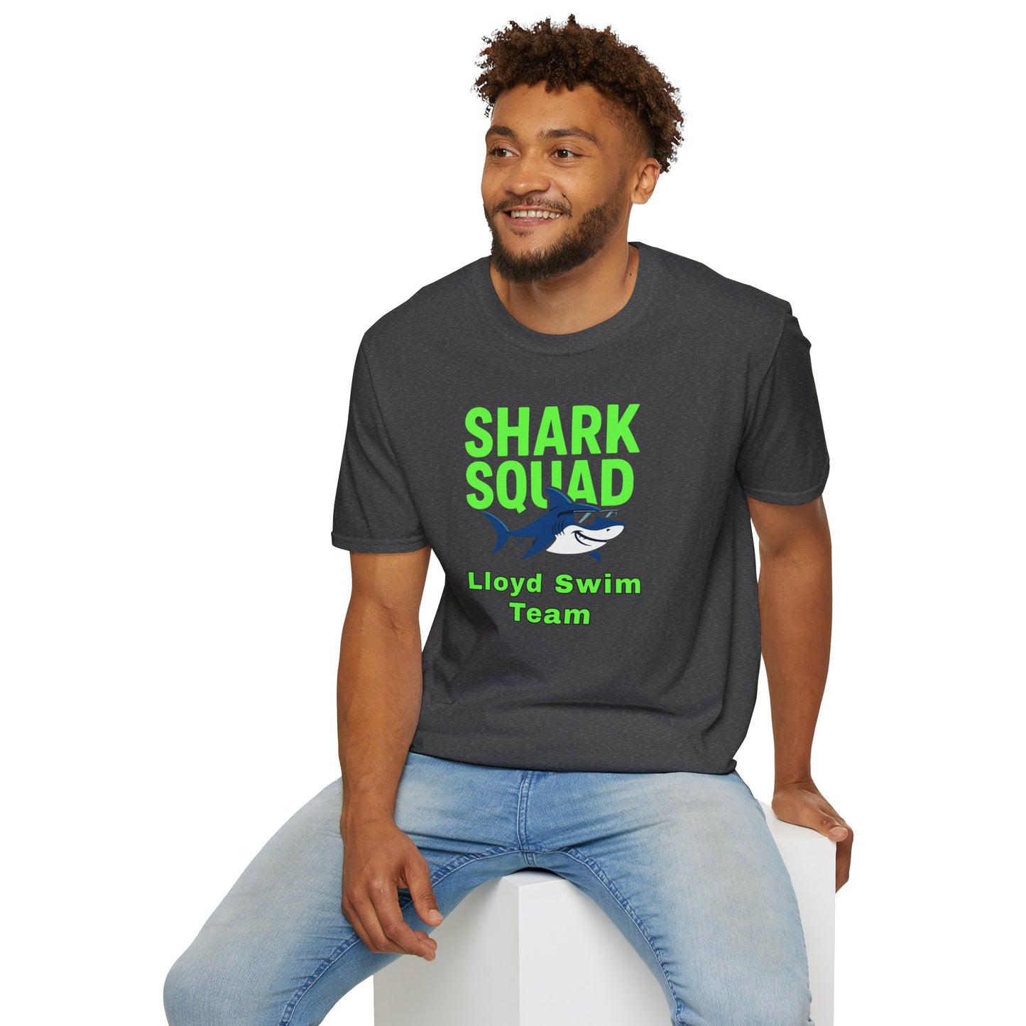 Adult Unisex T-Shirt - Shark Squad - Lloyd Swim Team