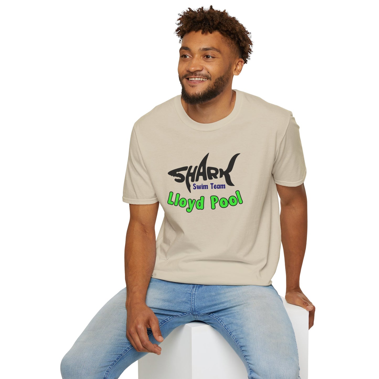 Adult Unisex T-Shirt - Shark Swim Team - Lloyd Swim Team