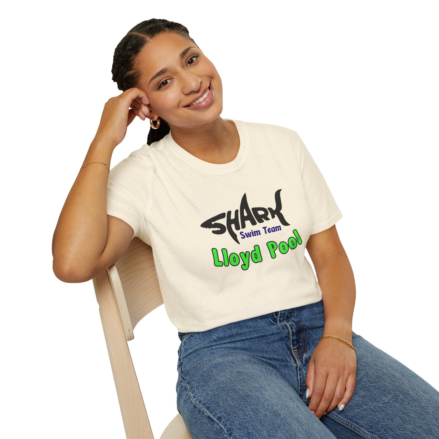 Adult Unisex T-Shirt - Shark Swim Team - Lloyd Swim Team