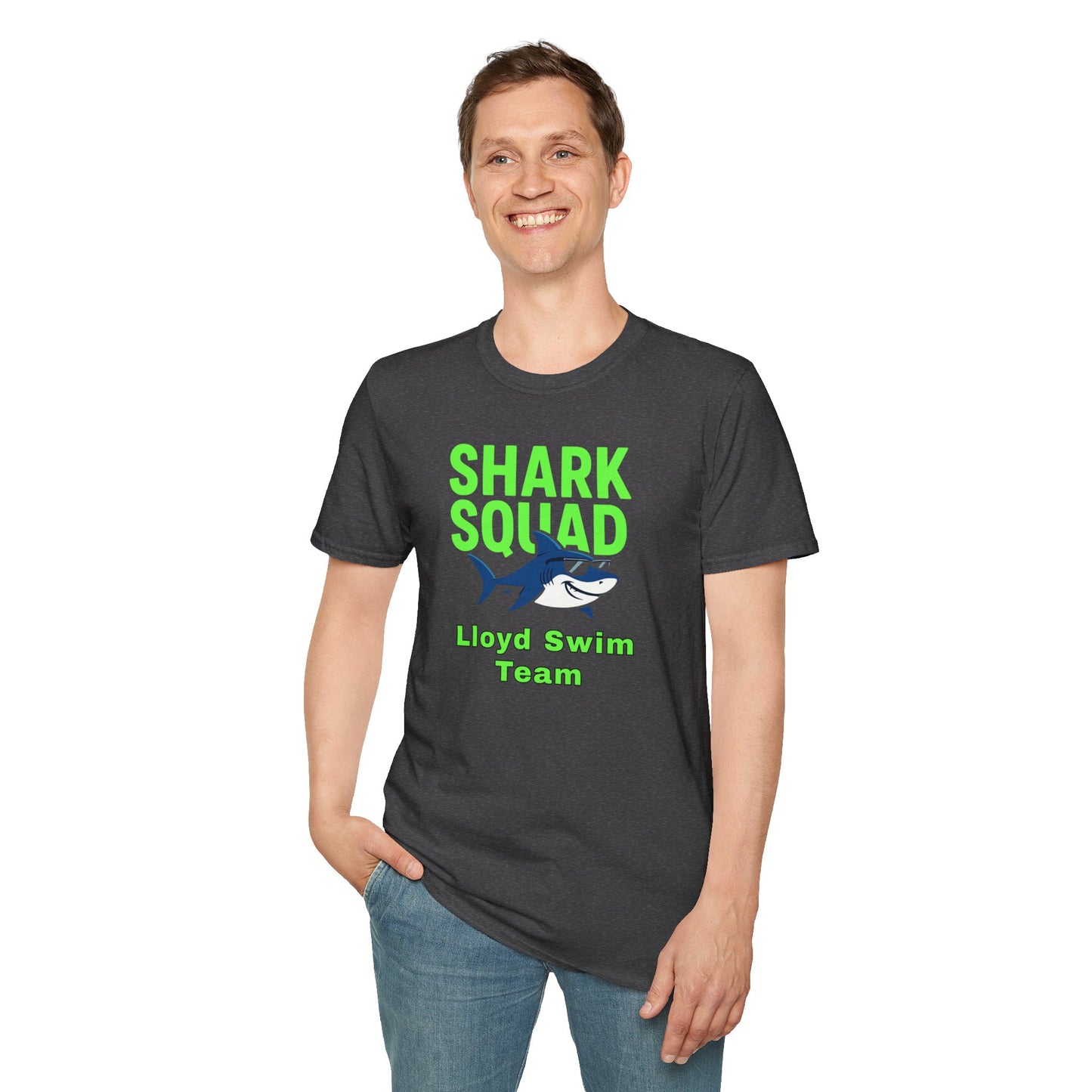 Adult Unisex T-Shirt - Shark Squad - Lloyd Swim Team