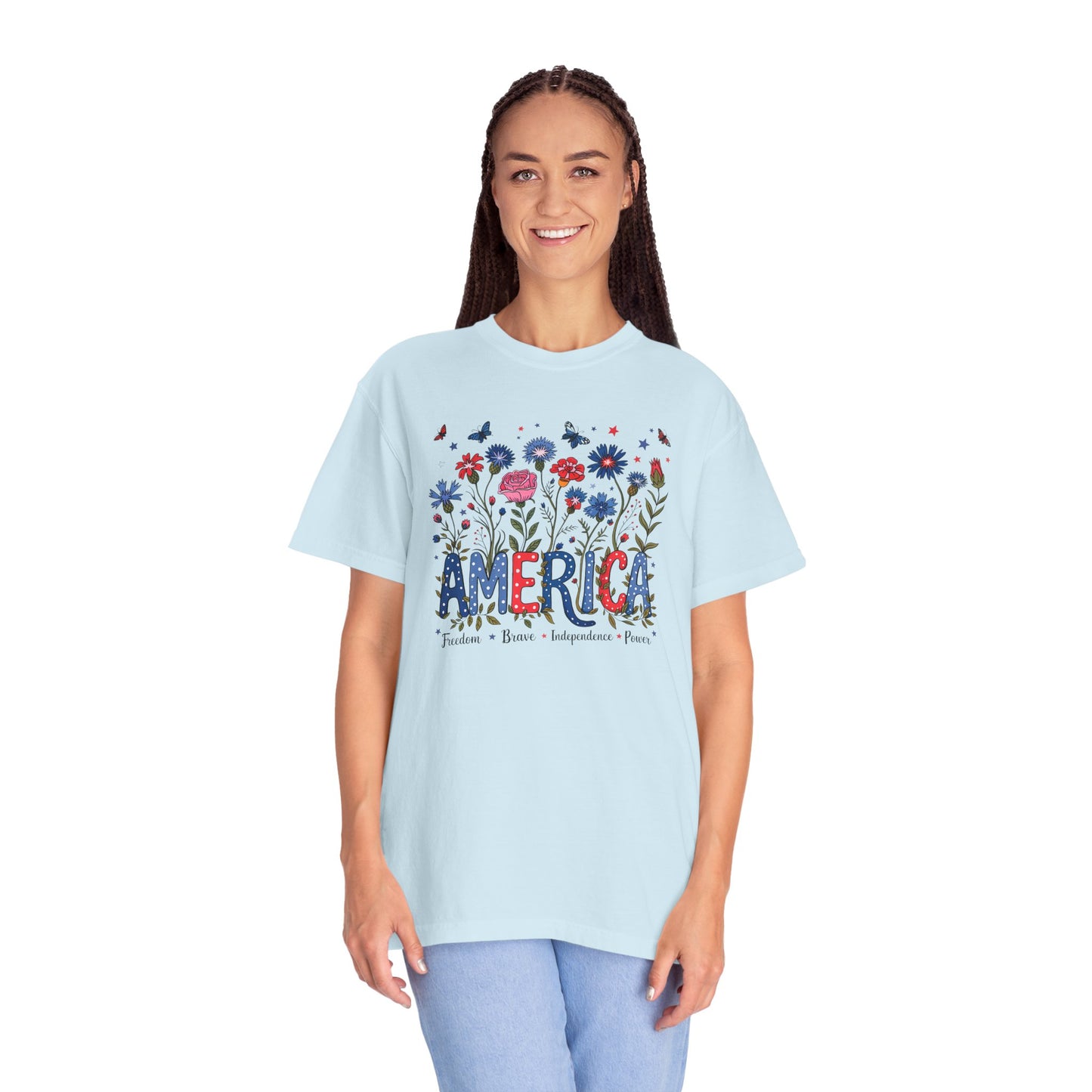 Adult Comfort Colors T-Shirt - America - 4th of July
