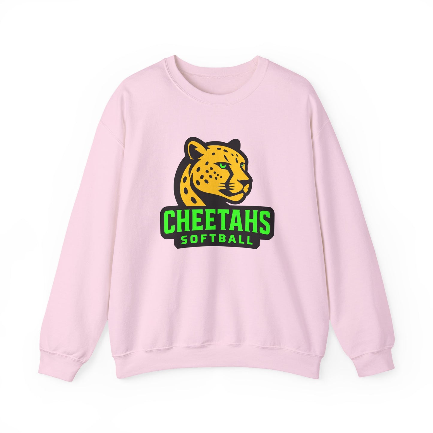 Cheetahs Softball Crewneck Sweatshirt | Unisex Spirit Wear, Cozy Game Day Gear, Free Shipping