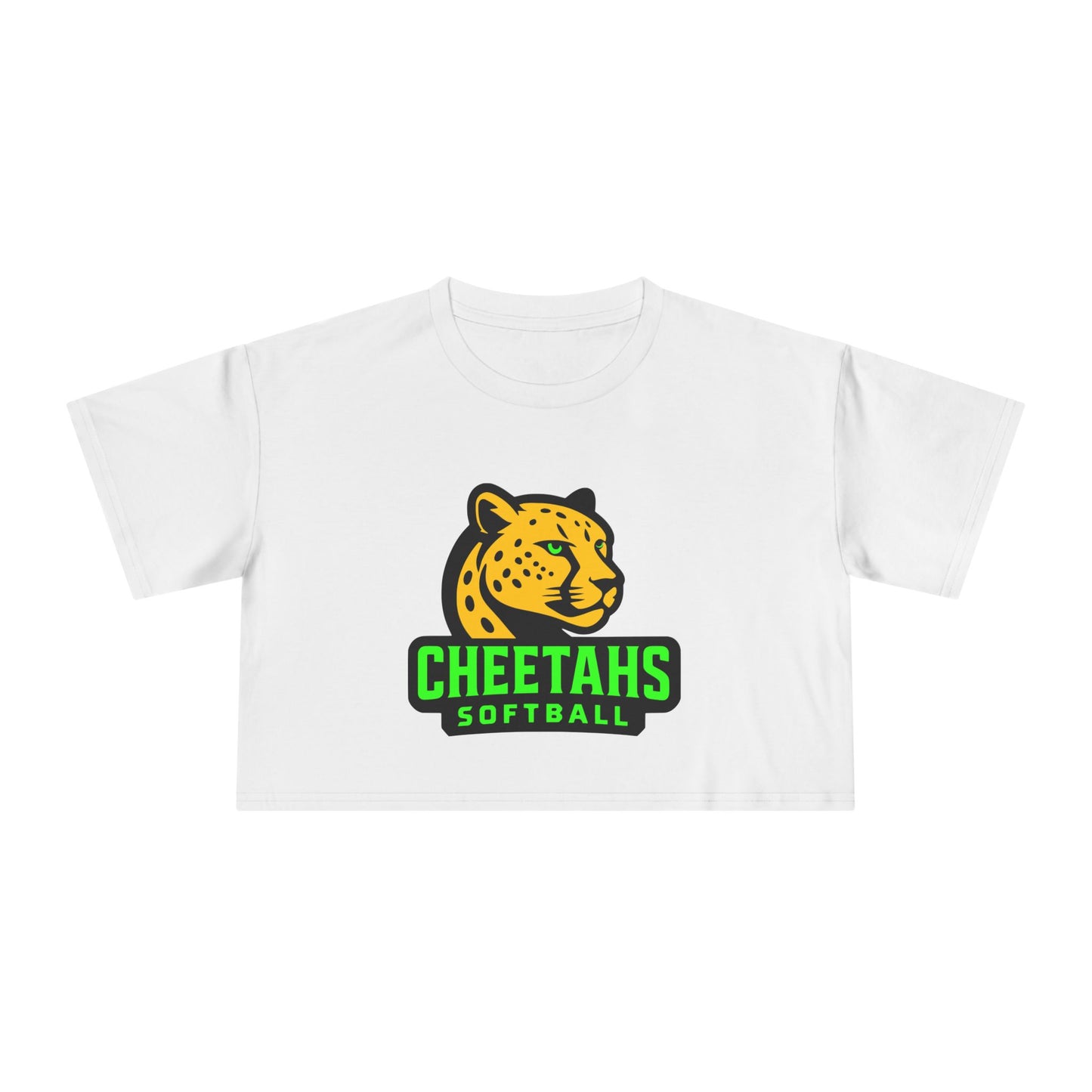 Cheetahs Softball Women’s Crop Tee | Trendy Spirit Wear, Game Day Style, Free Shipping