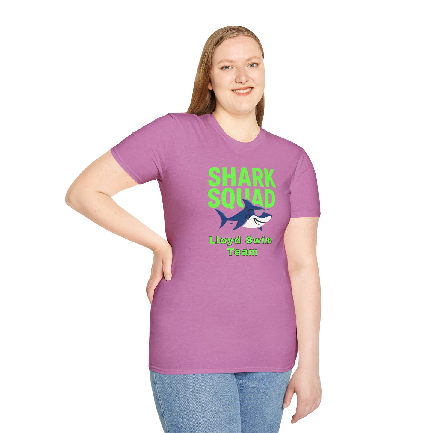 Adult Unisex T-Shirt - Shark Squad - Lloyd Swim Team