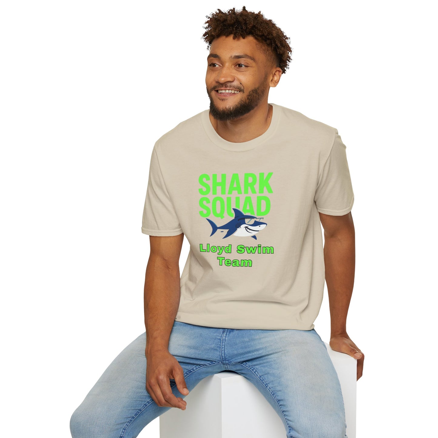 Adult Unisex T-Shirt - Shark Squad - Lloyd Swim Team