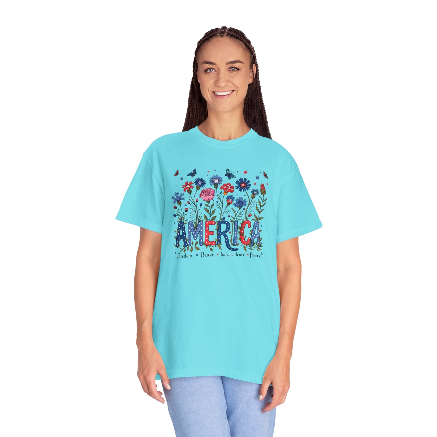 Adult Comfort Colors T-Shirt - America - 4th of July