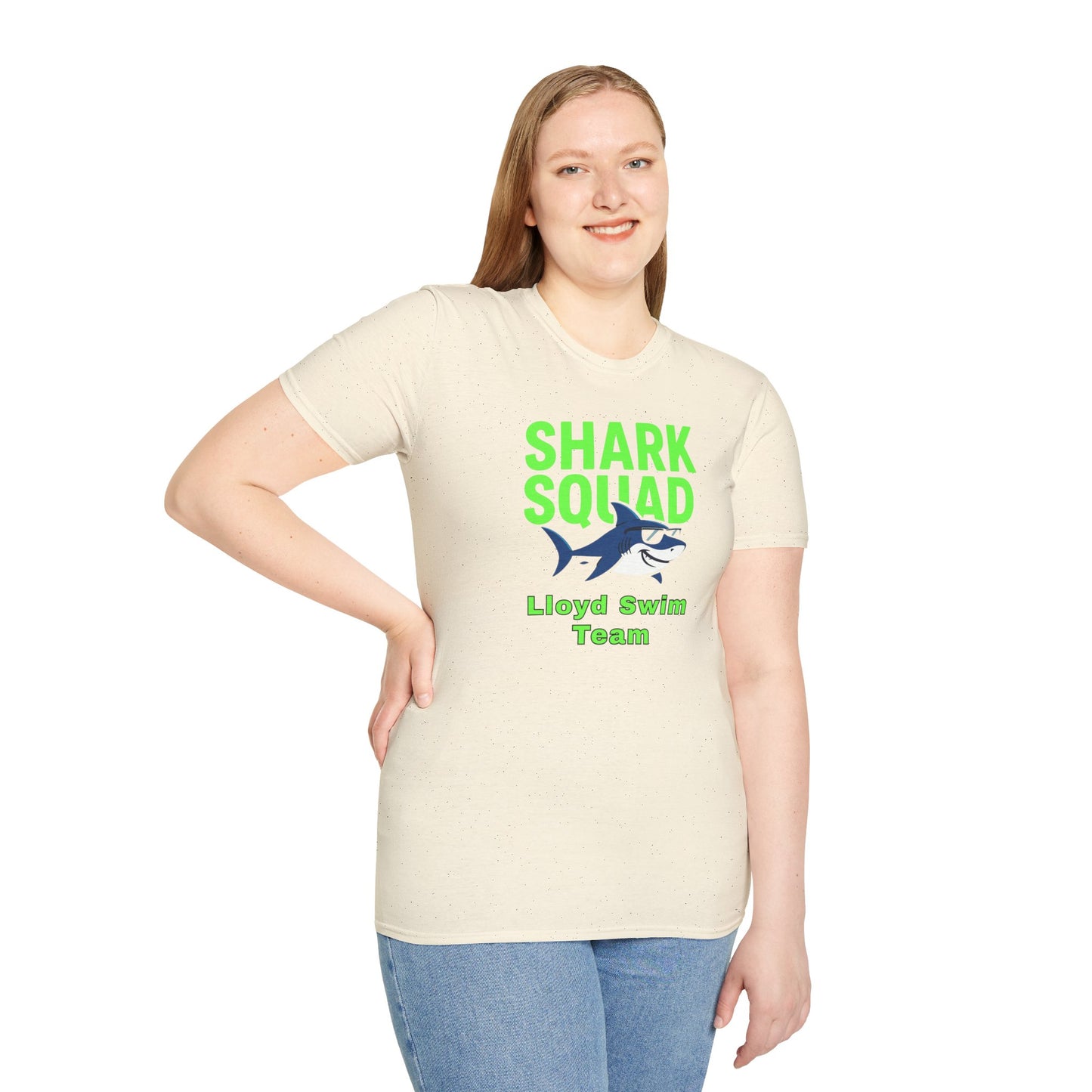 Adult Unisex T-Shirt - Shark Squad - Lloyd Swim Team