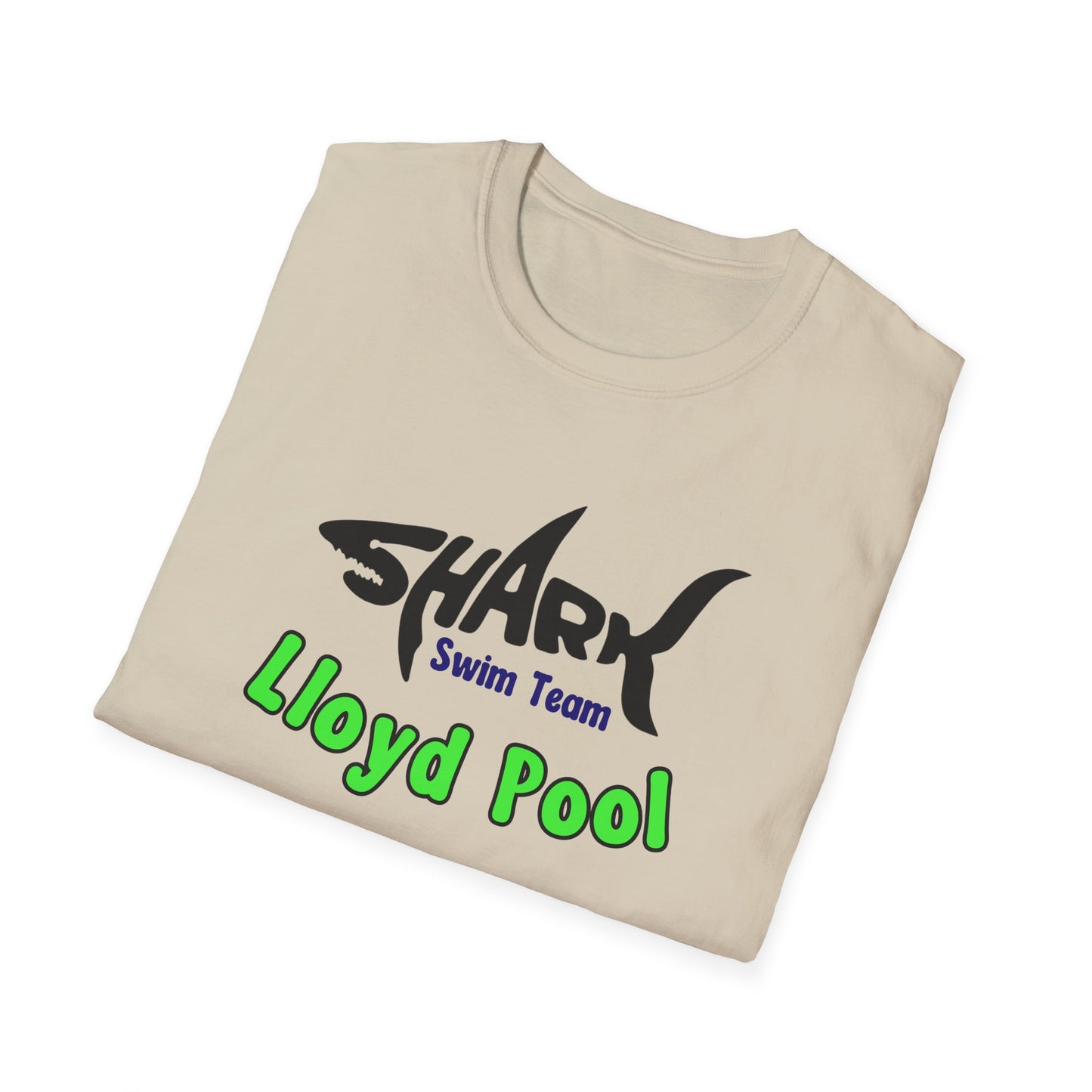 Adult Unisex T-Shirt - Shark Swim Team - Lloyd Swim Team