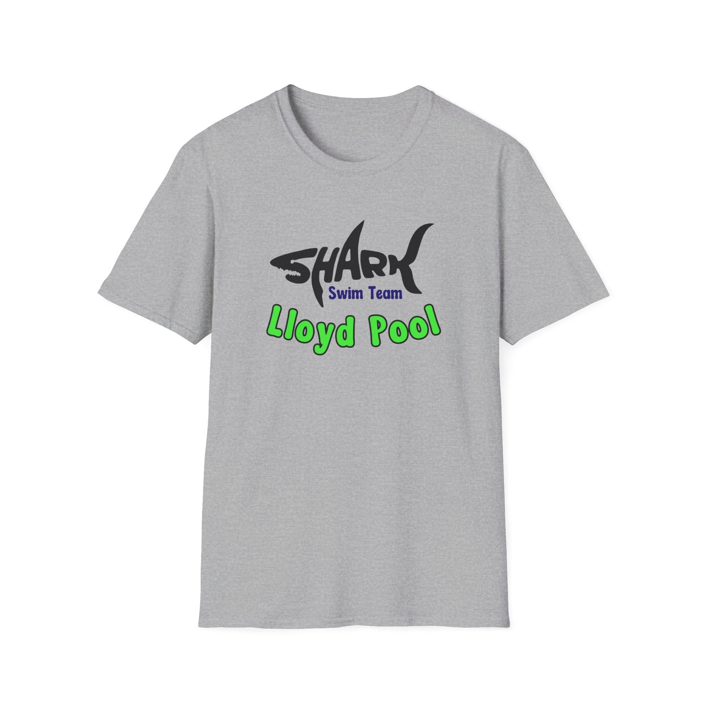 Adult Unisex T-Shirt - Shark Swim Team - Lloyd Swim Team