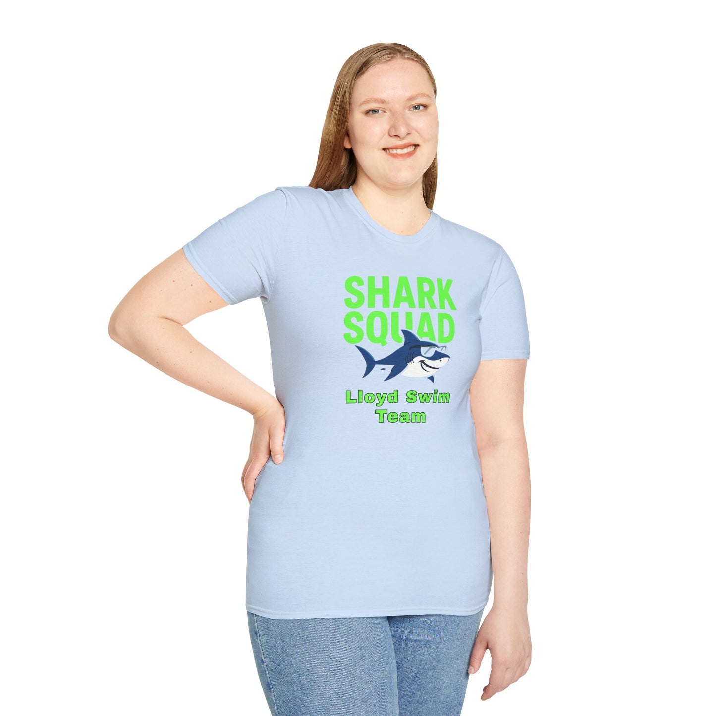 Adult Unisex T-Shirt - Shark Squad - Lloyd Swim Team