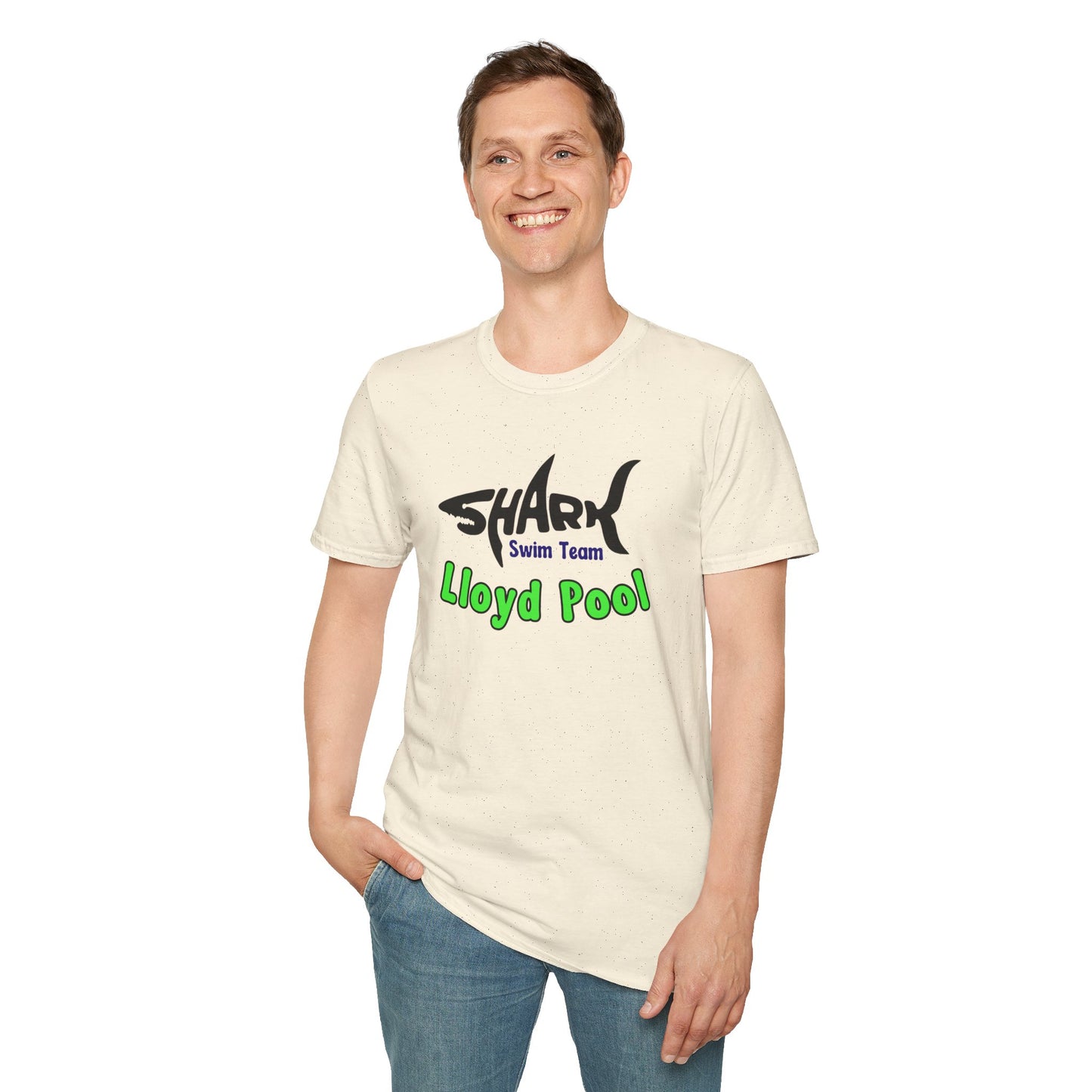 Adult Unisex T-Shirt - Shark Swim Team - Lloyd Swim Team