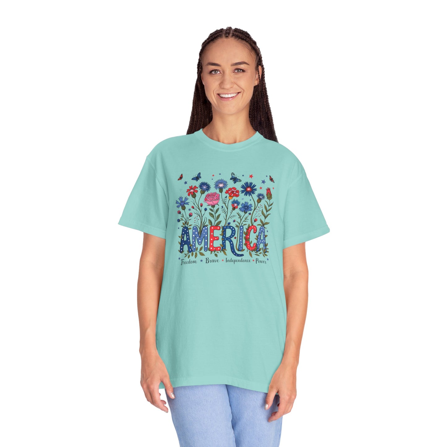 Adult Comfort Colors T-Shirt - America - 4th of July
