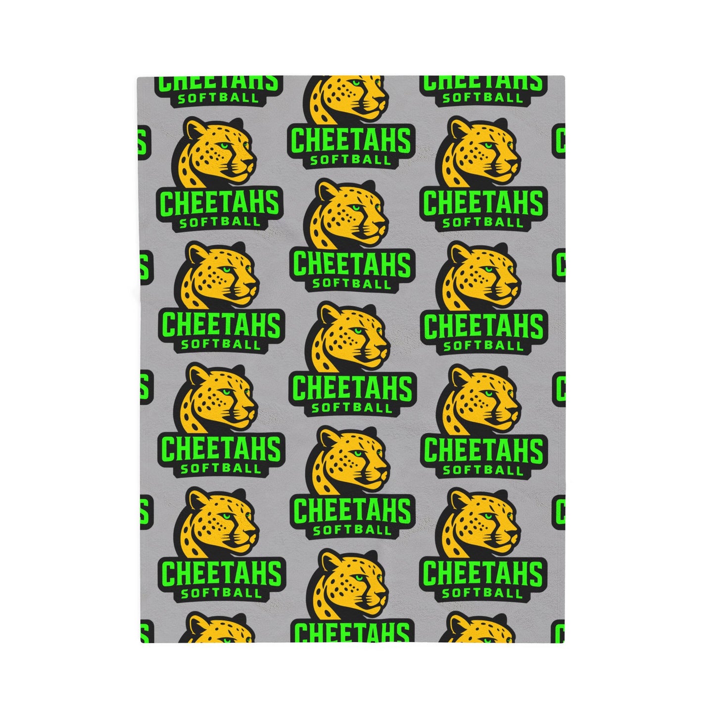 Cheetahs Softball Plush Blanket | Cozy Spirit Wear Throw, Game Day Essential, Free Shipping