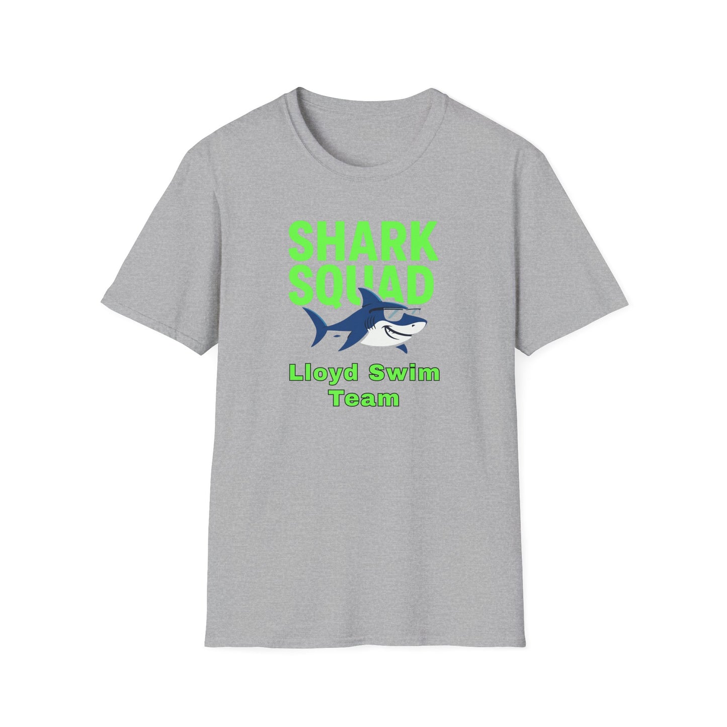 Adult Unisex T-Shirt - Shark Squad - Lloyd Swim Team