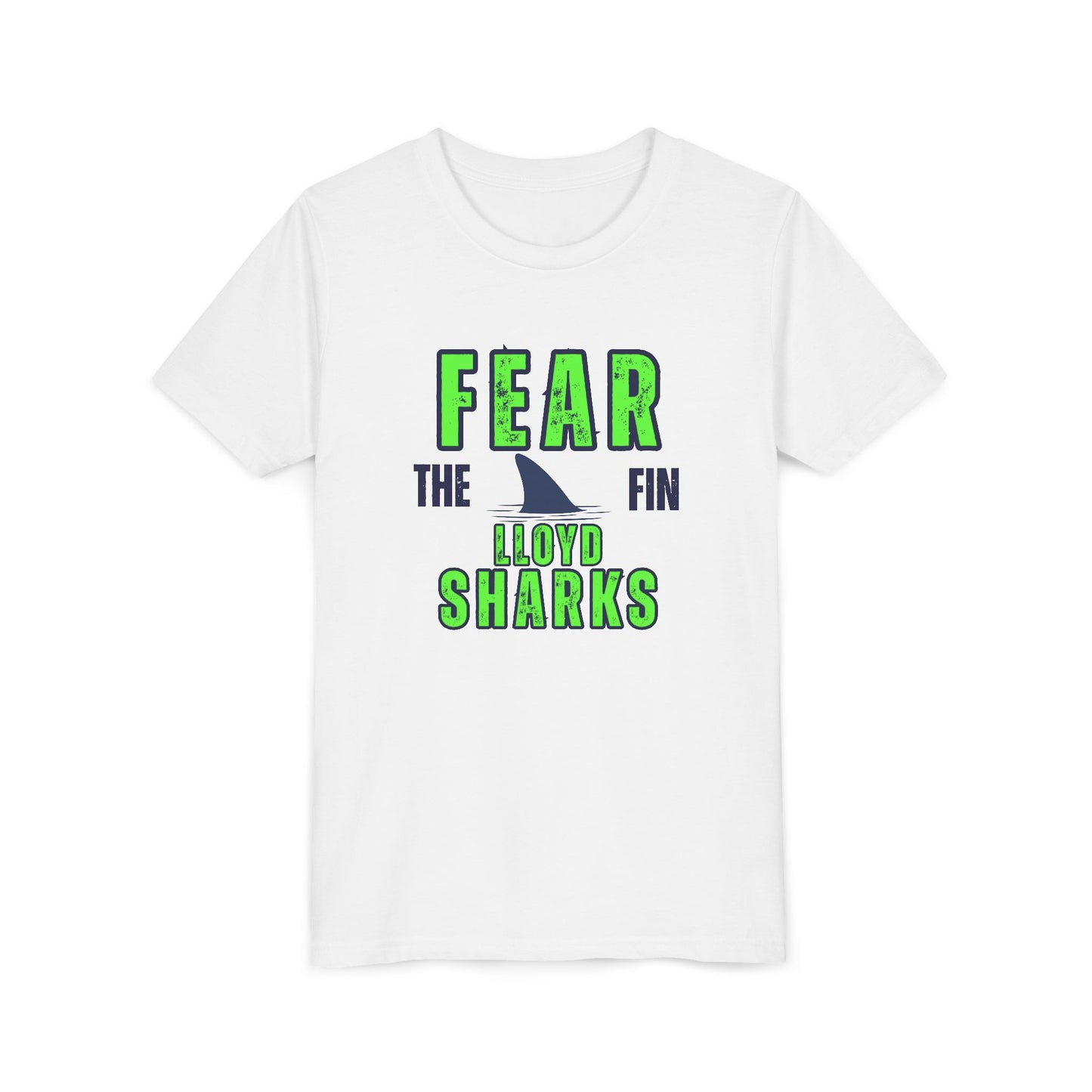 Youth T-Shirt - Fear The Fin - Lloyd Swim Team