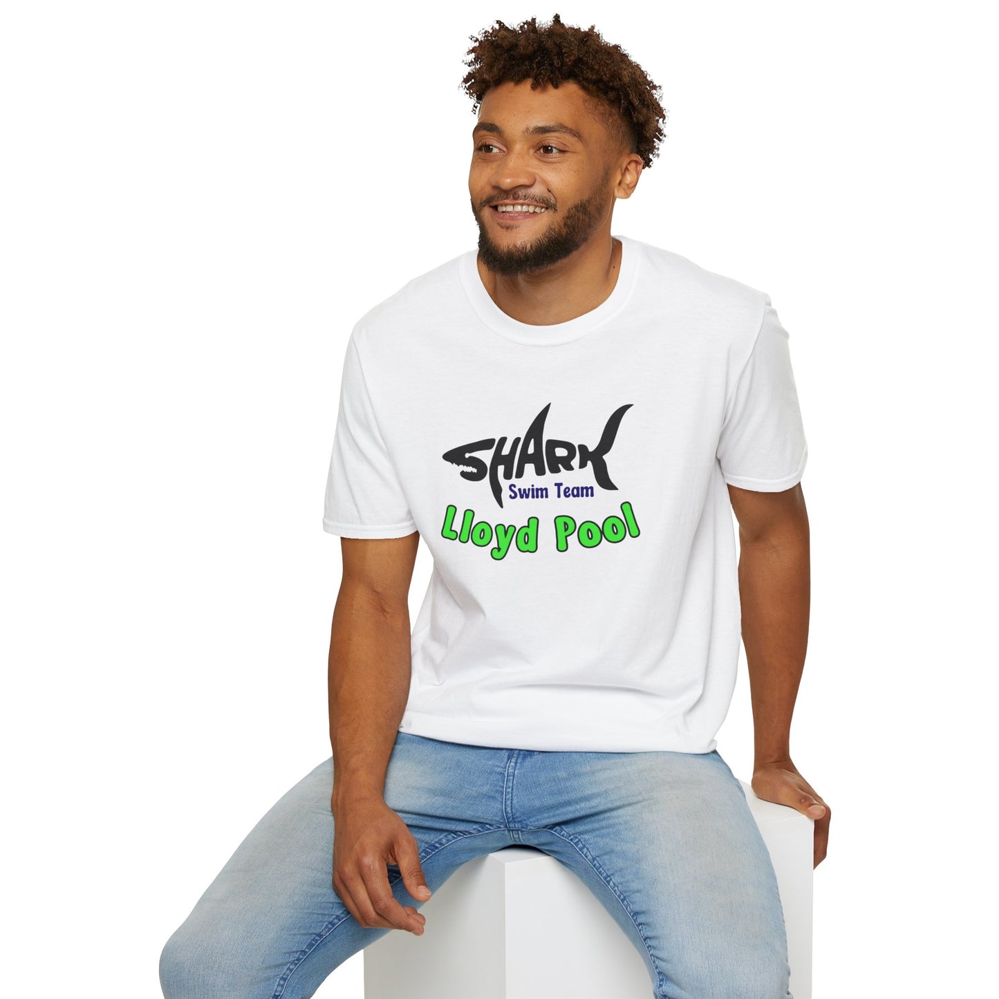 Adult Unisex T-Shirt - Shark Swim Team - Lloyd Swim Team