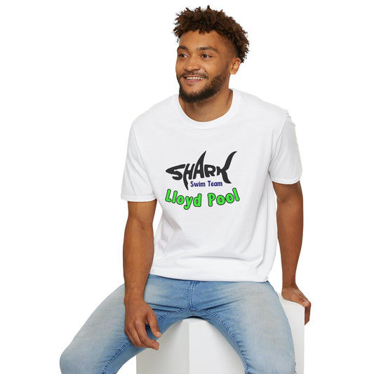 Adult Unisex T-Shirt - Shark Swim Team - Lloyd Swim Team