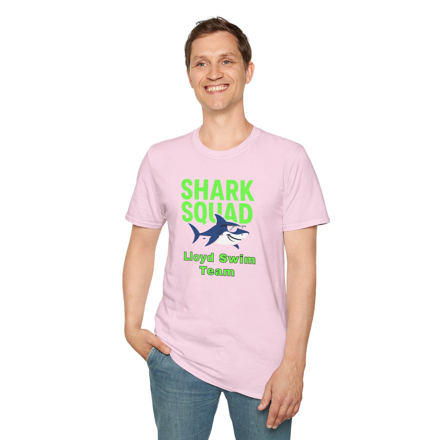 Adult Unisex T-Shirt - Shark Squad - Lloyd Swim Team