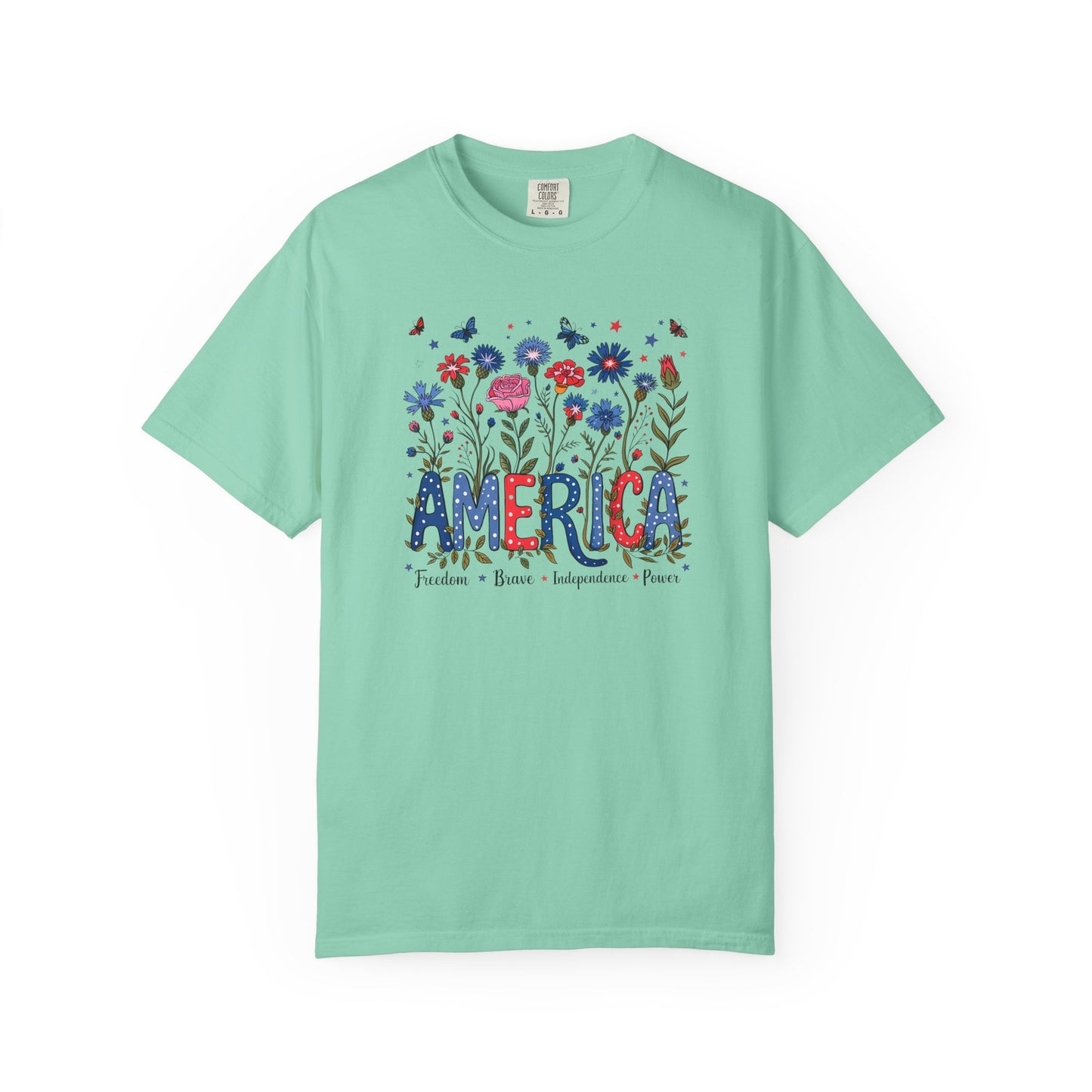 Adult Comfort Colors T-Shirt - America - 4th of July