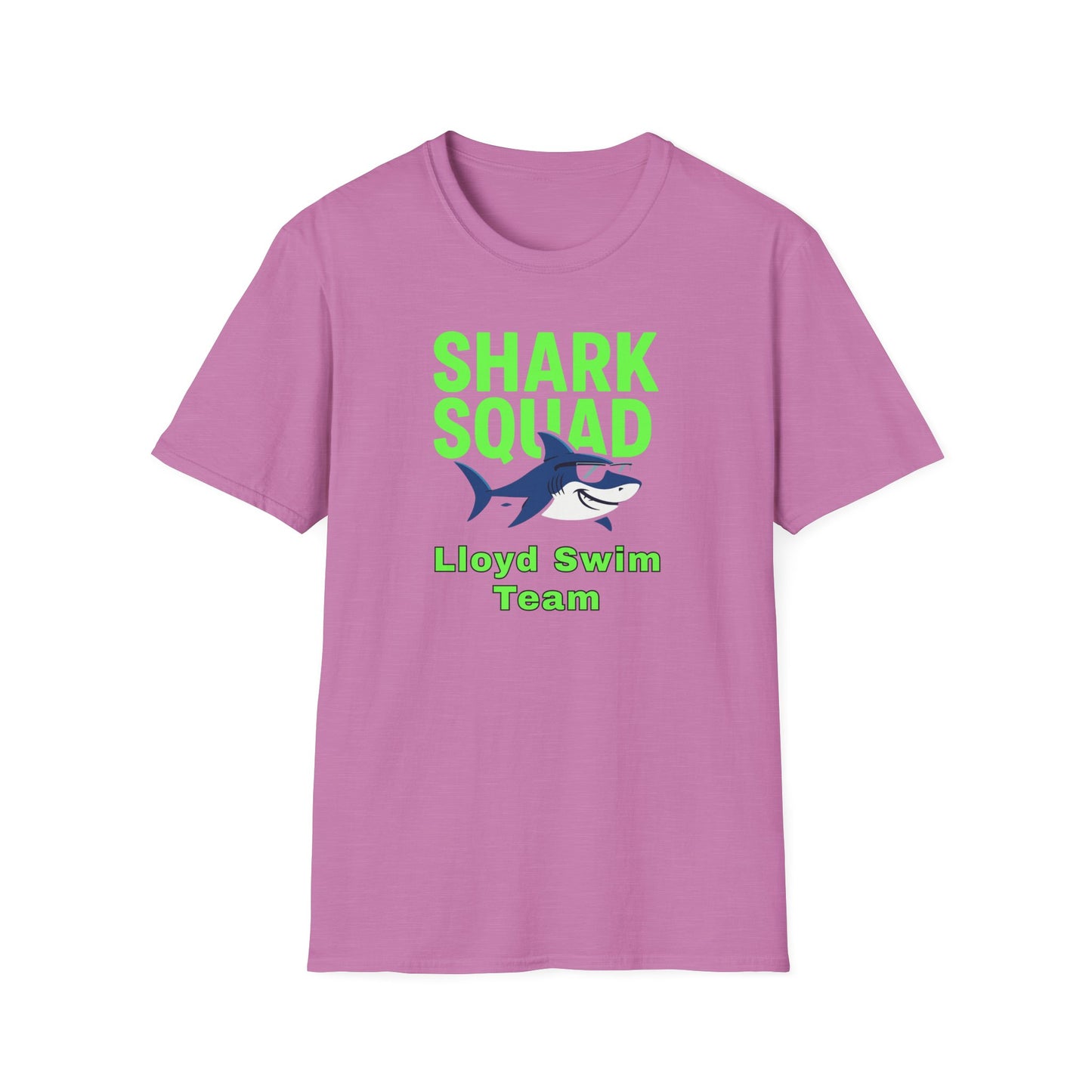 Adult Unisex T-Shirt - Shark Squad - Lloyd Swim Team