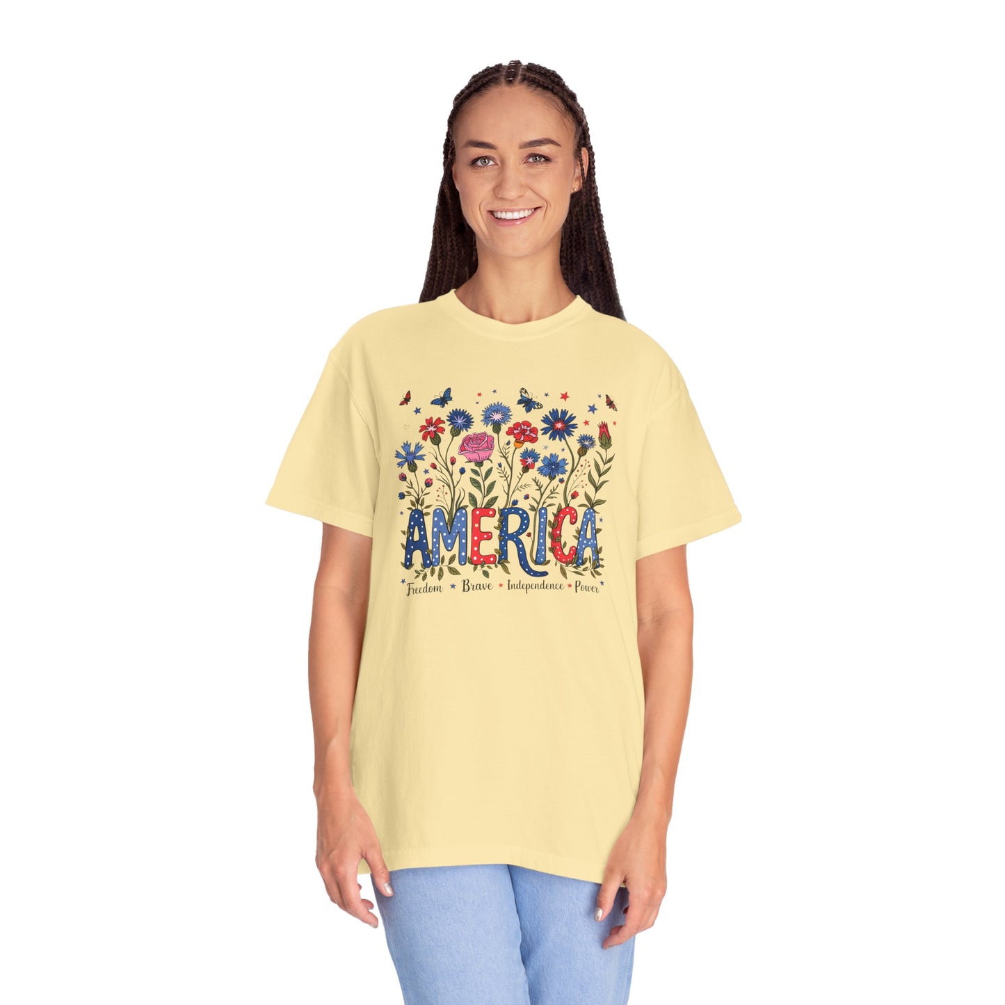 Adult Comfort Colors T-Shirt - America - 4th of July