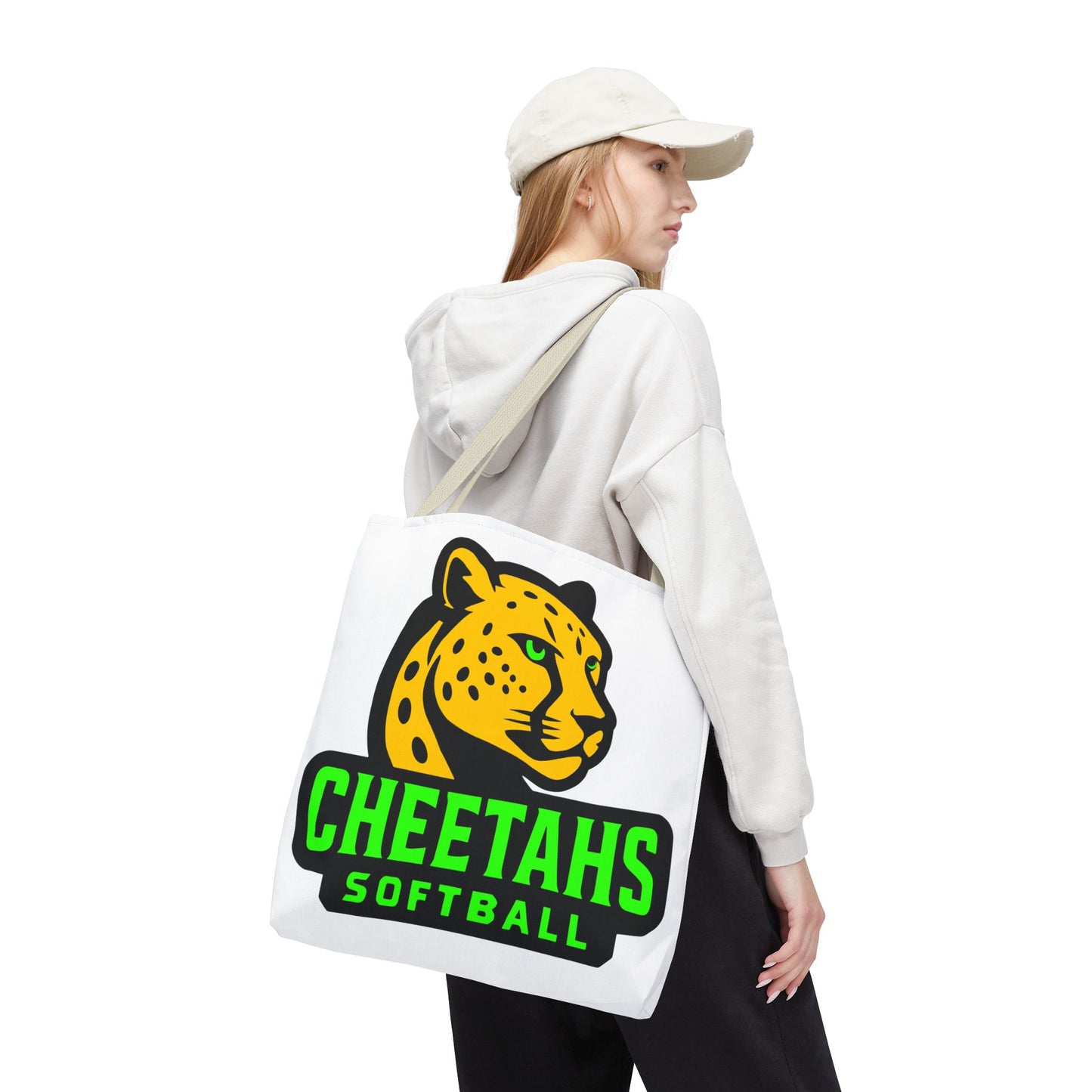 Cheetahs Softball Tote Bag | Perfect for Sports Events, Team Gear, Gifts, Eco-Friendly Bag, Everyday Use, Free Shipping