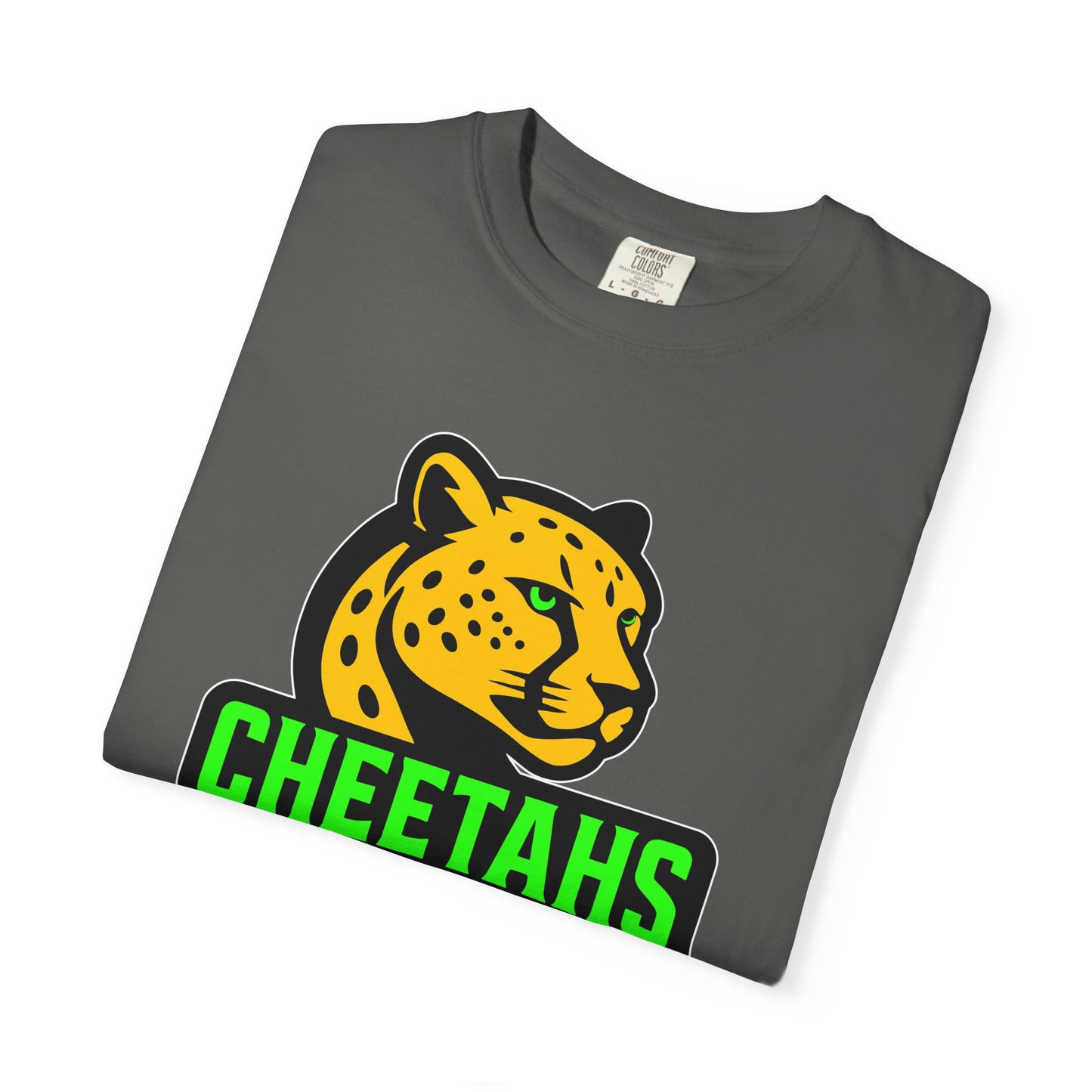 Cheetahs Softball Comfort Colors T-Shirt | Unisex Garment-Dyed Spirit Wear, Team Pride, Free Shipping