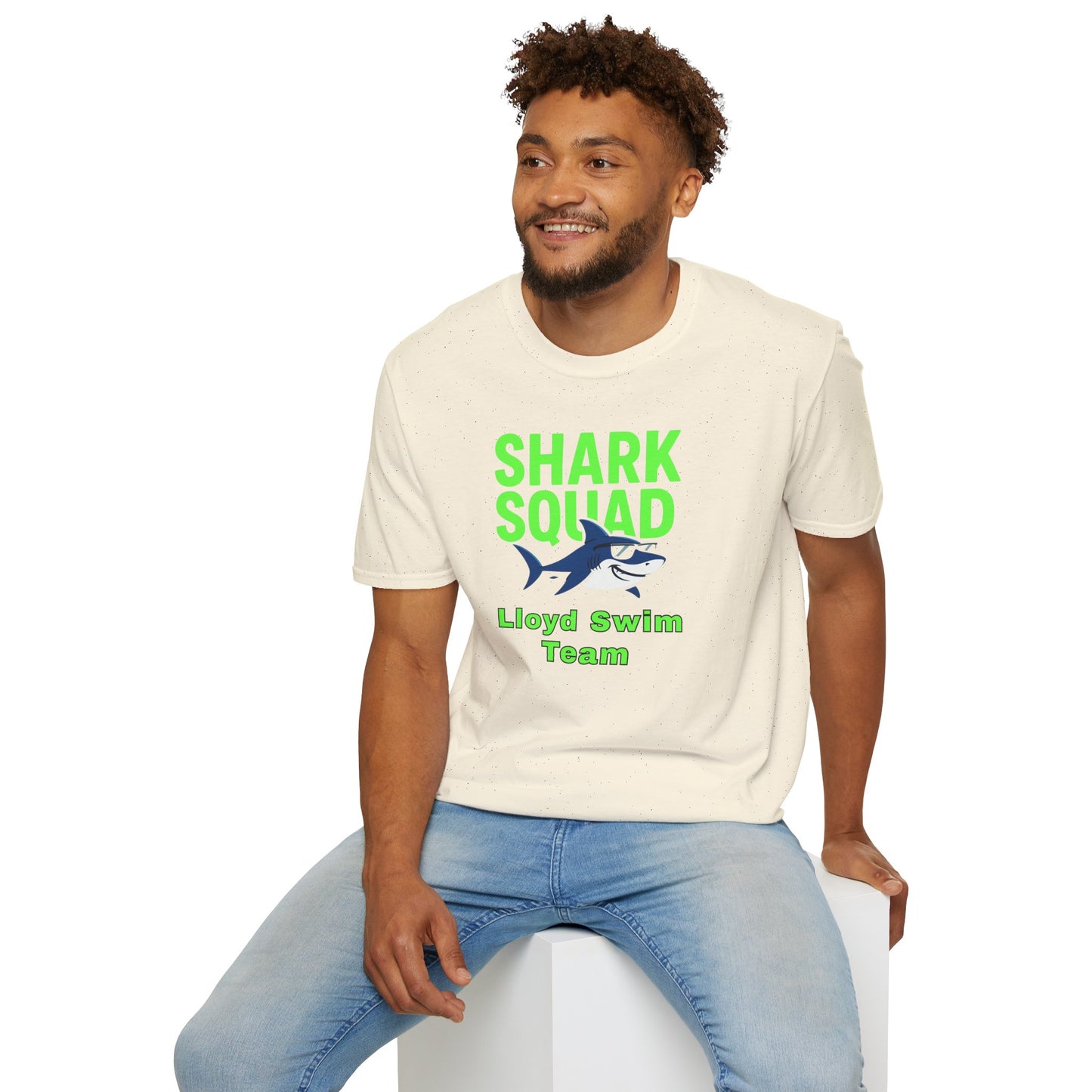 Adult Unisex T-Shirt - Shark Squad - Lloyd Swim Team